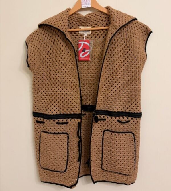The Sleeveless Wrap Crop Jacket