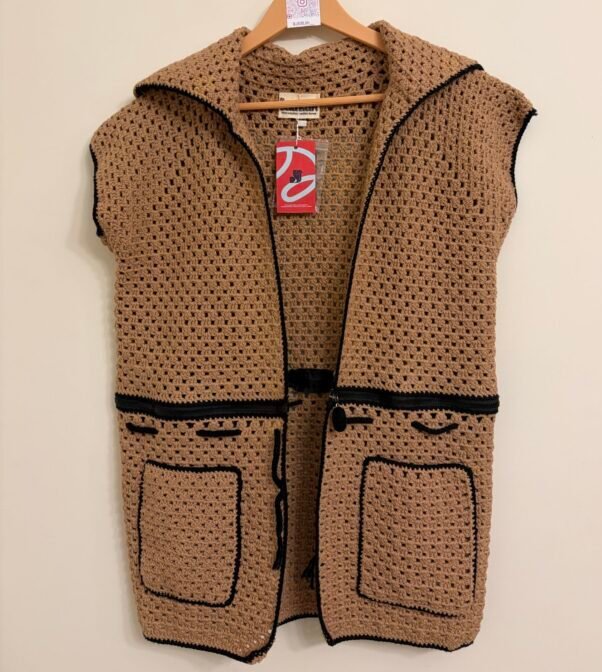 The Sleeveless Wrap Crop Jacket